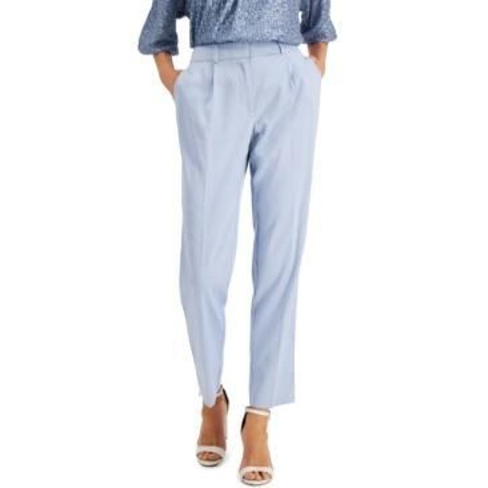 Alfani Womens Pleated Slim-Fit Casual Trouser Pants Size 6 Regular NWT